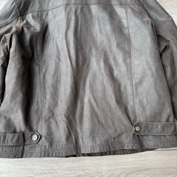 Covington Brown Leather Insulated Jacket - Picture 11 of 16